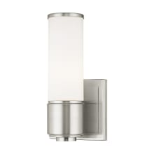Weston 1 Light Bathroom Sconce with Hand-Blown Glass Shade