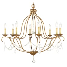 Chesterfield 8 Light 1 Tier Chandelier with Crystal Accents