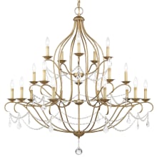 Chesterfield 12 Light 3 Tier Chandelier with Crystal Accents