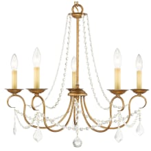 Pennington 5 Light 1 Tier Chandelier with Crystal Accents