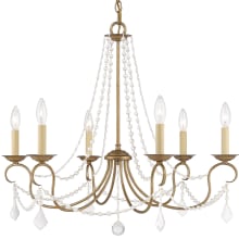 Pennington 6 Light 1 Tier Chandelier with Crystal Accents