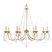 Pennington 8 Light 1 Tier Chandelier with Crystal Accents