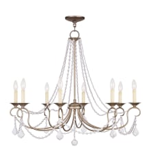 Pennington 8 Light 1 Tier Chandelier with Crystal Accents