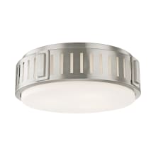 Portland 3 Light 15" Wide Single Semi-Flush Ceiling Fixture