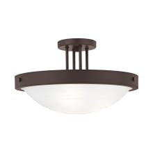 New Brighton 3 Light Semi Flush Ceiling Fixture