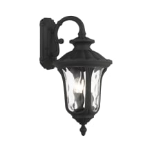 Oxford 3 Light 23" Tall Outdoor Wall Sconce