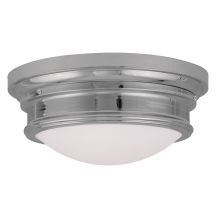 6.5 Inch Tall Flush Mount Ceiling Fixture with 3 Lights