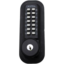 2000 Series Keyless Entry Double Combination Mechanical Knob Set with Key Override and Interior Thumb Turn
