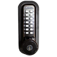 2000 Series Keyless Entry Double Combination Mechanical Knob Set with Key Override and Interior Thumb Turn
