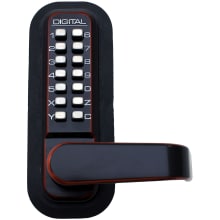 2000 Series Keyless Entry Single Combination Mechanical Lever Set with Optional Passage Function