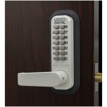 2000 Series Keyless Entry Single Combination Mechanical Lever Set with Optional Passage Function