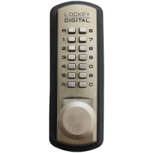 3000 Series Keyless Entry Single Combination Mechanical Knob Set with Optional Passage Function