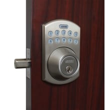E Digital Series Keyless Entry Single Cylinder Electronic Deadbolt with Key Override and Remote