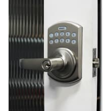 E Digital Series Keyless Entry Single Cylinder Electronic Door Lever with Key Override and Remote