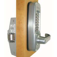 1000 Series Heavy Duty Mechanical Keyless Entry Exterior Trim with Lever for use with Exit Device