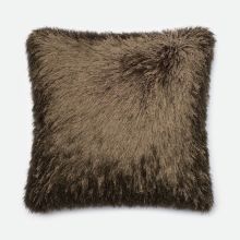 Loloi 1 Polyester Cover and Fill Decorative Accent Pillow 22 x 22 Red Loloi Rugs Inc PSETP0245RE00PIL3
