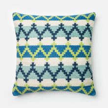 Loloi 1 Polyester Cover and Fill Decorative Accent Pillow 22 x 22 Red Loloi Rugs Inc PSETP0245RE00PIL3