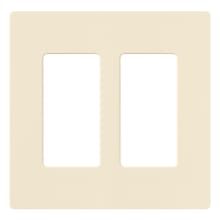 Claro Two Gang Designer Wall Plate