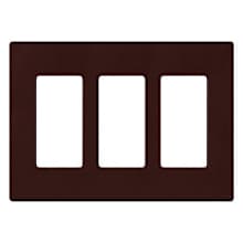 Claro Three Gang Designer Wall Plate