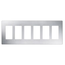 Claro Six Gang Designer Wall Plate