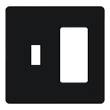 Fassada Combination Traditional/Designer Two-Gang wall plate