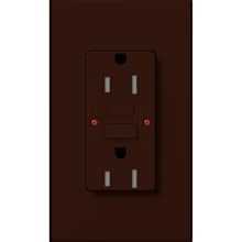 15 Amp 125 Volt Two Outlet Tamper Resistant GFCI Receptacle with Wallplate