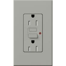 15 Amp 125 Volt Two Outlet Tamper Resistant GFCI Receptacle with Wallplate