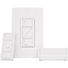 Caseta Wireless In-Wall Dimmer Kit with Smart Bridge