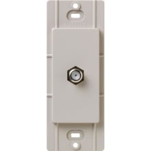 Claro Single Cable Designer Wall Jack (Wall Plate Sold Separately)