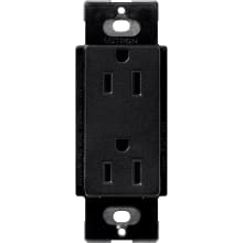 Claro 15 Ampere 125 Volt Designer Two Outlet Duplex Receptacle