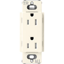 Claro 15 Amp Duplex Tamper Resistant Receptacle