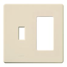 Fassada Combination Traditional/Designer Two-Gang wall plate