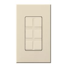 Lutron NT-6PF-GR Gray Nova T 6 Port Blank Insert for Architectural ...