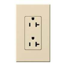 Architectural 125 Volt 20 Ampere Duplex Receptacle for Non-Dimming Use