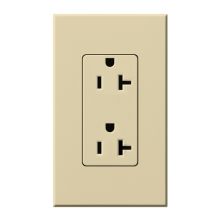 Architectural 125 Volt 20 Ampere Duplex Receptacle for Non-Dimming Use