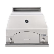 15,000 BTU 30 Inch Built-In Liquid Propane Pizza Oven with LED Lit Controls