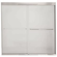 Kameleon 57" High x 59" Wide Bypass Framed Tub Door with Frosted Glass