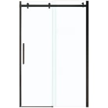 Halo 78-3/4" High x 47" Wide Sliding Frameless Shower Door with Clear Glass