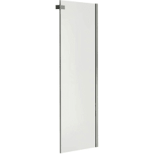 Halo 78-3/4" High x 29-7/8" Wide Shower Screen Frameless Shower Door with Clear Glass