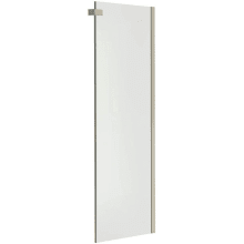 Halo 78-3/4" High x 31-3/4" Wide Shower Screen Frameless Shower Door with Clear Glass