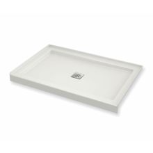 B3Square 47-7/8" x 31-7/8" Rectangular Shower Base with Single Threshold and Center Drain