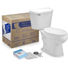 Pro-Fit 1.6 GPF Two-Piece Elongated Toilet Complete Kit