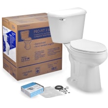 Pro-Fit 1.6 GPF Two-Piece Elongated Comfort Height Toilet Complete Kit