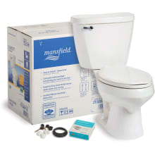 Summit 1.6 GPF Two-Piece Elongated Toilet Complete Kit