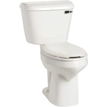 Alto 1.6 GPF Two-Piece Round Comfort Height Toilet with Right Hand Lever - Less Seat