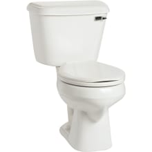 Alto 1.6 GPF Two-Piece Round Toilet with Right Hand Lever - Less Seat
