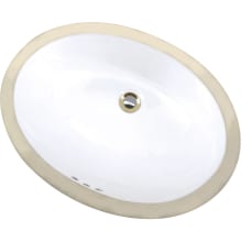 Maple 19-3/4" Vitreous China Undermount Bathroom Sink with Overflow