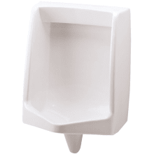 Cascade Wall Mounted Wash Down Urinal with Rear Spud - Less Flushometer