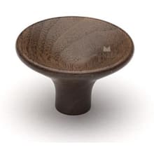 Mid Century 1-1/2 Inch Wood Mushroom Cabinet Knob from the Designer Wood Collection