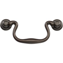 3-3/4 Inch Center to Center Zamac Drop Cabinet Pull from the Classic European Renaissance Collection